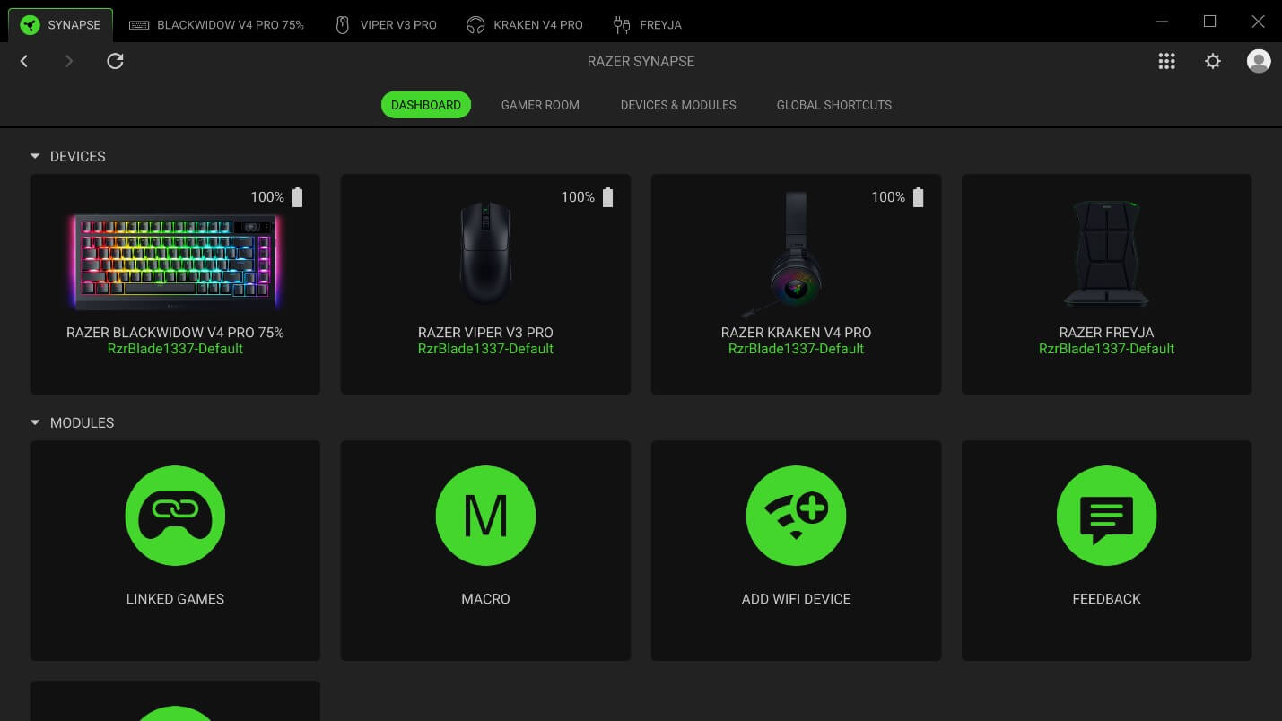 Razer Synapse 4